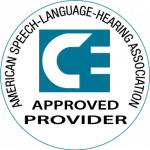 ASHA CE Approved Provider